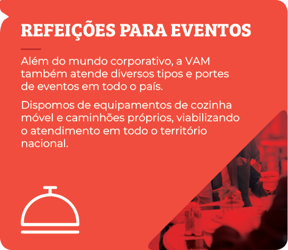 Refeições para eventos