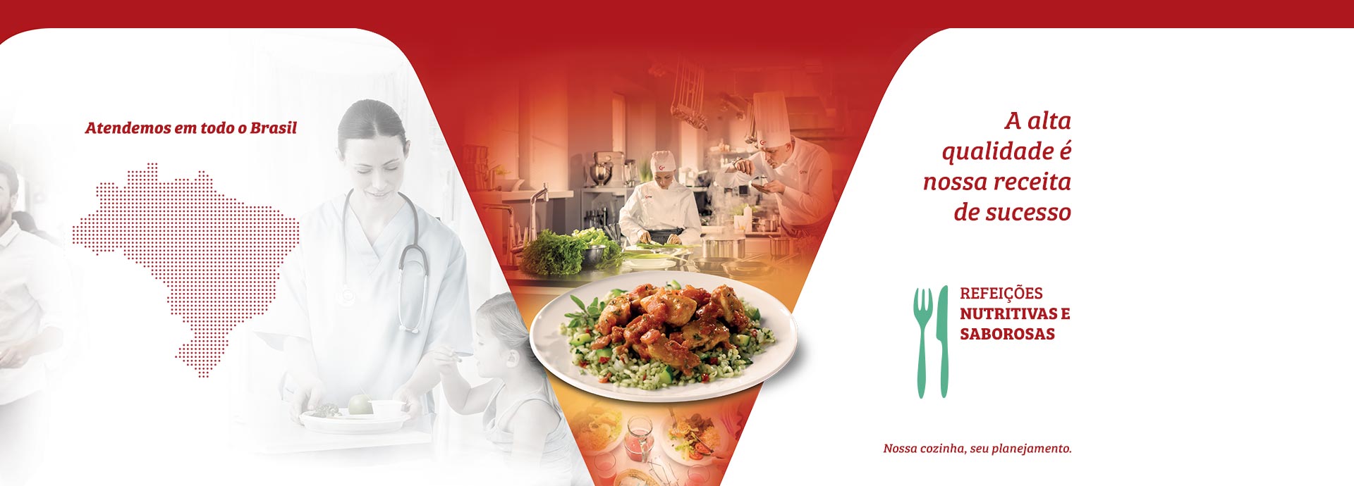 Alimentação coletiva para hospitais